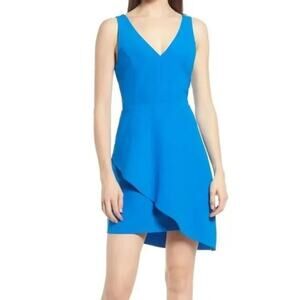 Adelyn Rae Asymmetrical Hem Sleeveless Dress Blue Women’s Sz XL